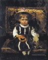 portrait de vera repina 1874 Ilya Repin